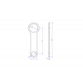 CNC Racing Reservoir Mounting Bracket for Mirror Mounting - Long CNC Racing Reservoir Mounting Bracket for Mirror Mounting - Long